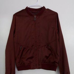 Abercrombie & Fitch Satin Bomber Jacket